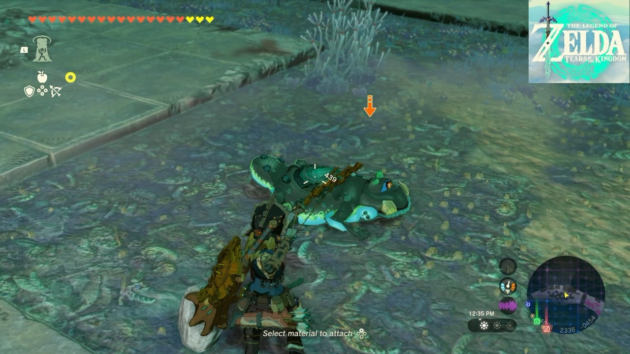 Zelda: Tears of the Kingdom [Switch 2] #221, Akkala Depths: Rist Mine (end); Kimimeg Lightroot