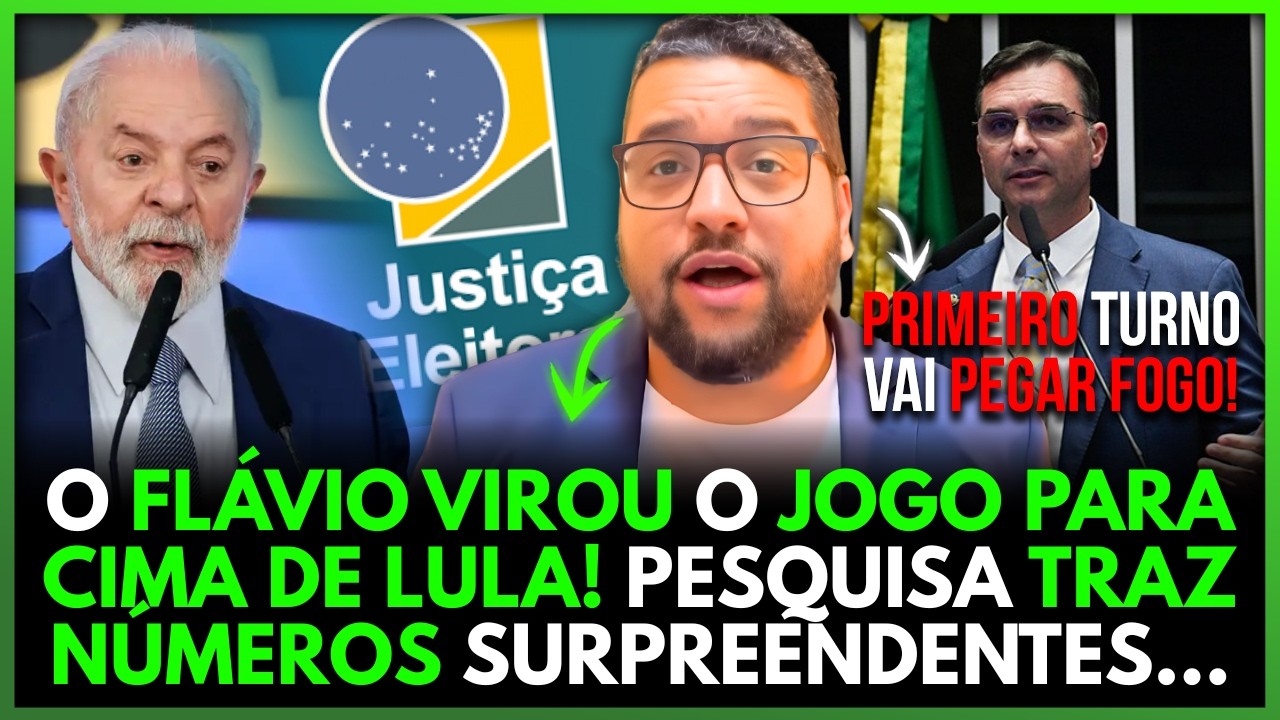 O JOGO VIROU! FLÁVIO BOLSONARO E LULA...