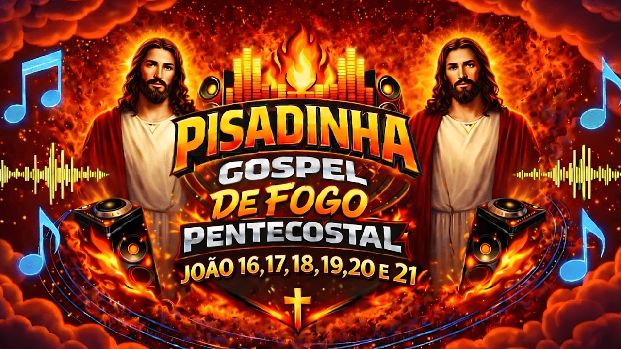 João 16,17,18,19,20 e 21 em Pisadinha Gospel de Fogo Pentecostal 5.0
