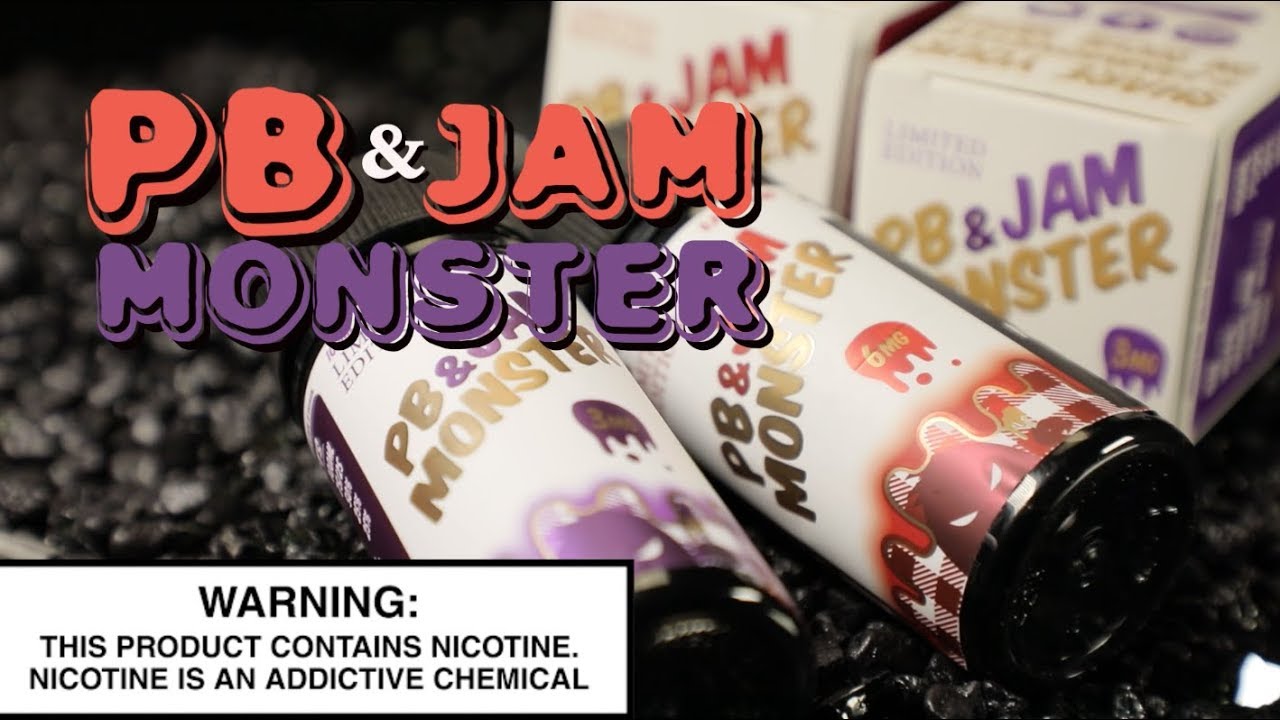 PB & JAM MONSTER E Liquids by Monster Vape ~Vape E-Juice Review~