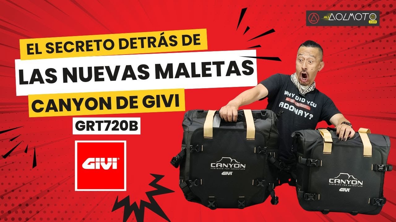 EL SECRETO DETRÁS DE LAS NUEVAS MALETAS CANYON GIVI GRT720B ¿VALEN LA PENA?