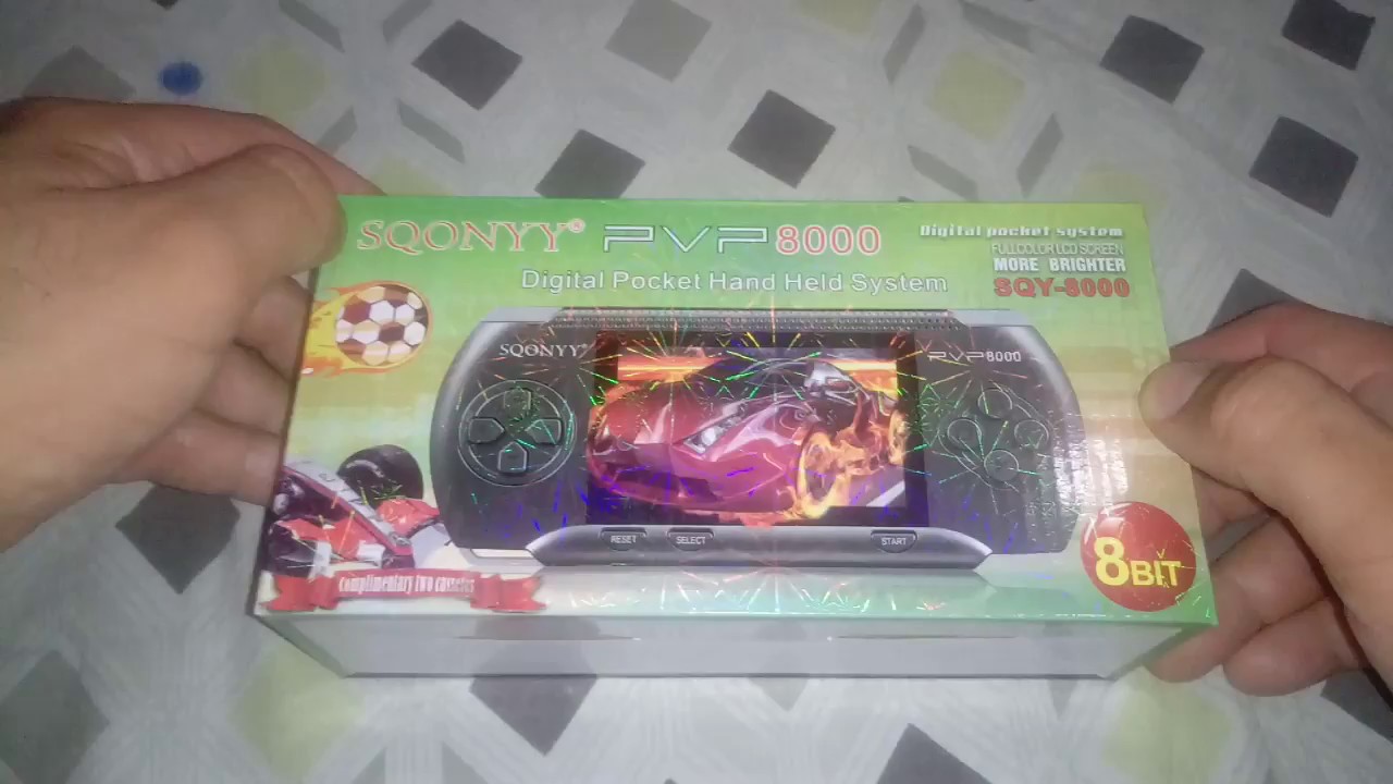 Video Game Portátil Pocket 8000 Pvp Jogos 8 Bits Preto Psp