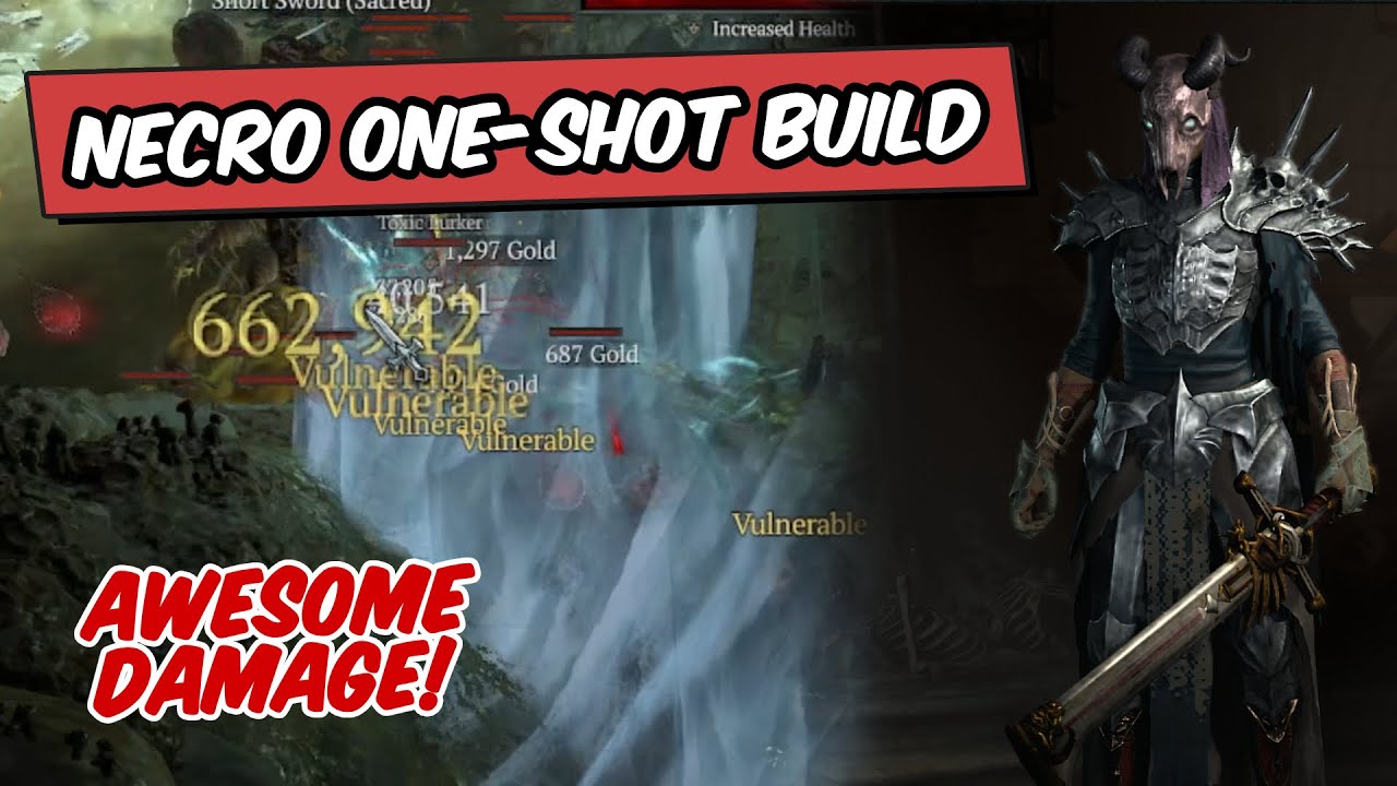 🔥Diablo 4 - My NEW Necromancer ONE-SHOT-CRIT Build INSANE Damage! - Skills, Paragon, Gear, Gameplay