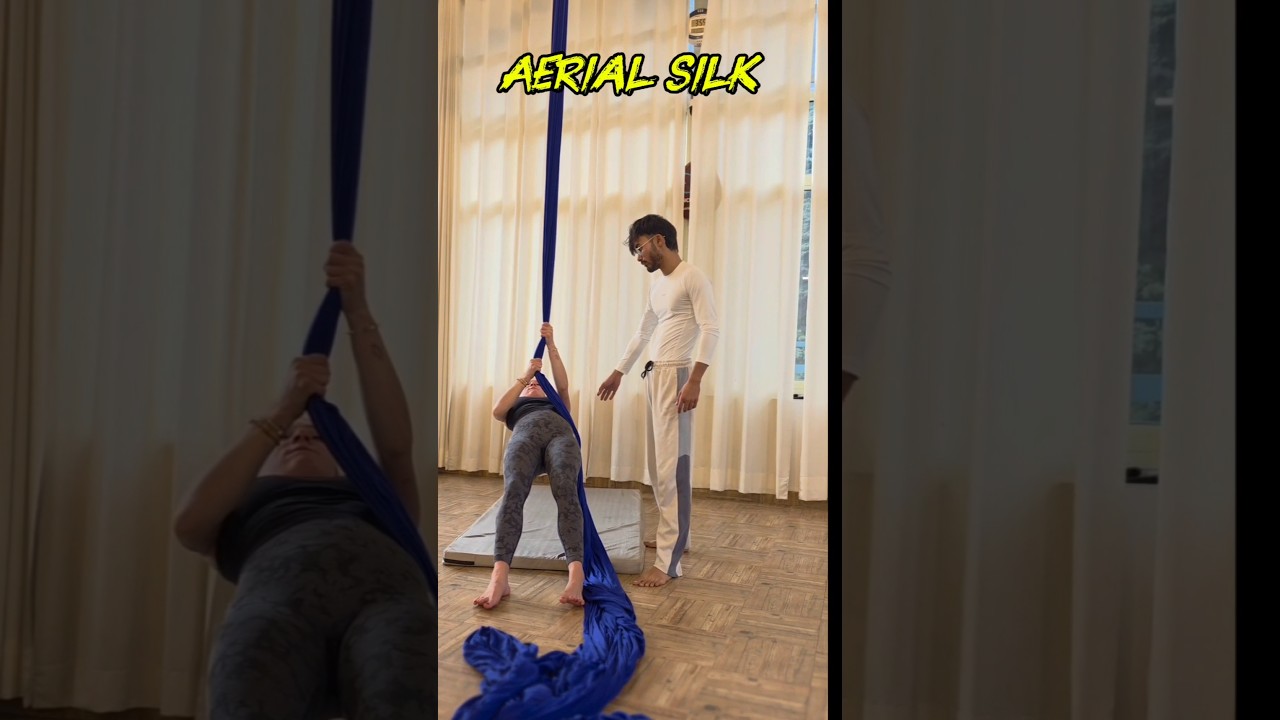 Aerial silk in rishikesh 