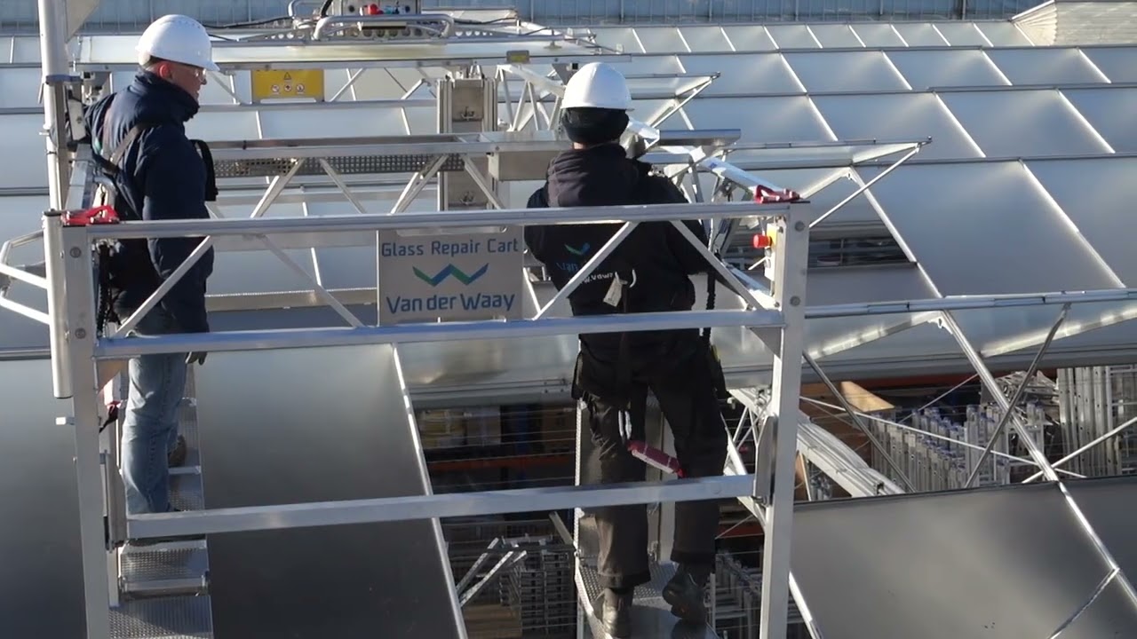 Greenhouse Glass Repair Cart