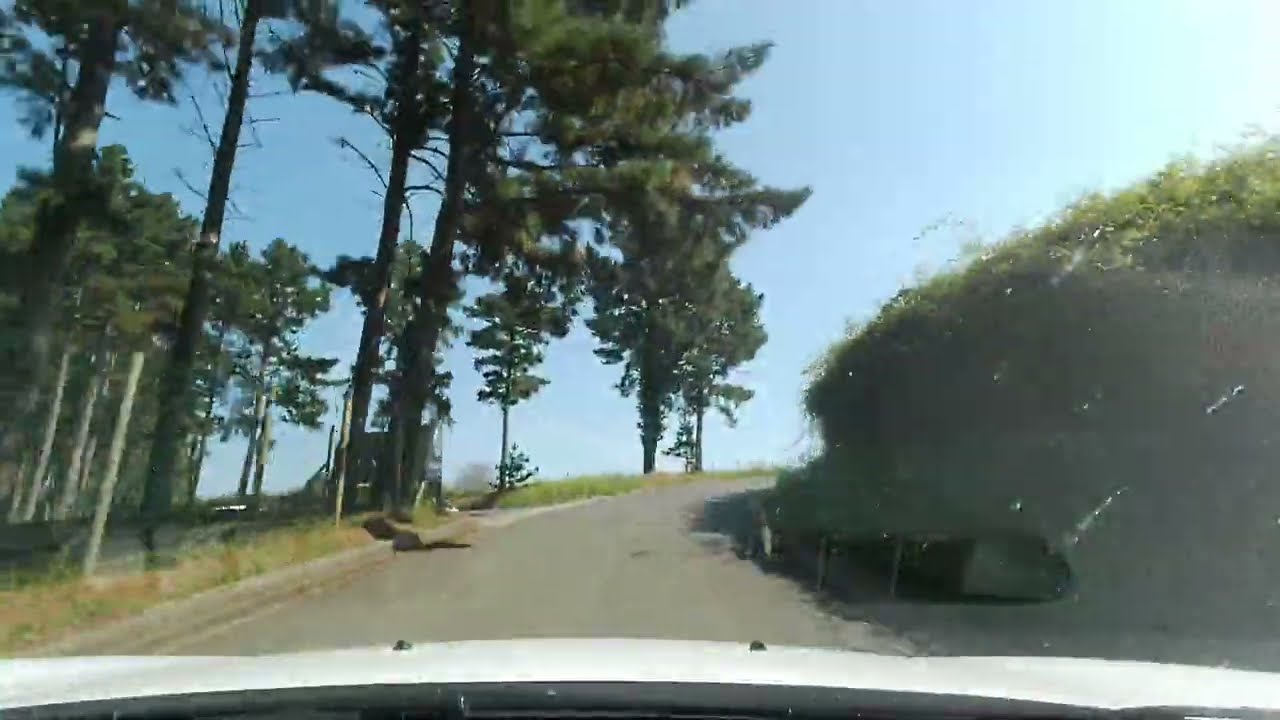 Subida al Camping & Bungalows Leagi por la carretera con más pendiente