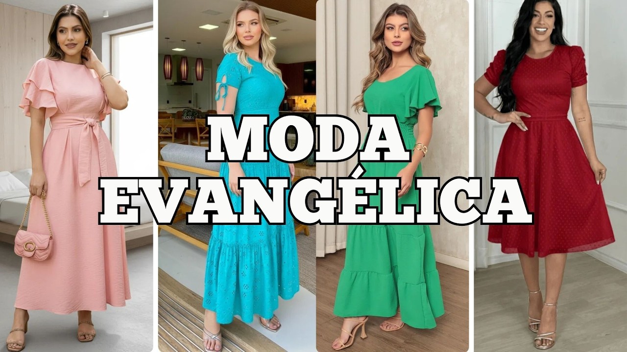 VESTIDOS EVANGÉLICOS 2026: Tendências de Moda Cristã Elegante e Moderna! ✨