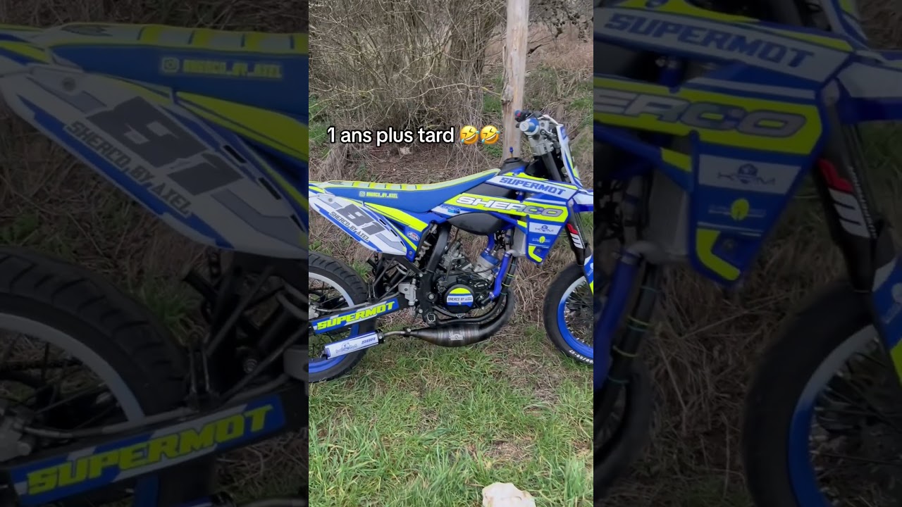 C&rsquo;est toujours comme &ccedil;a mdr 😂 #50cc #moto #sherco #kit #stage6 #scootfast #labecanerie