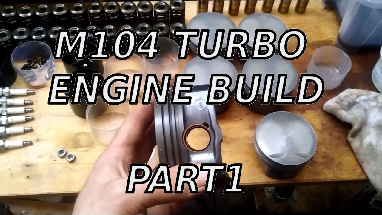 My Mercedes W202 M104 turbo project engine build | pistons, rods, bearings etc.