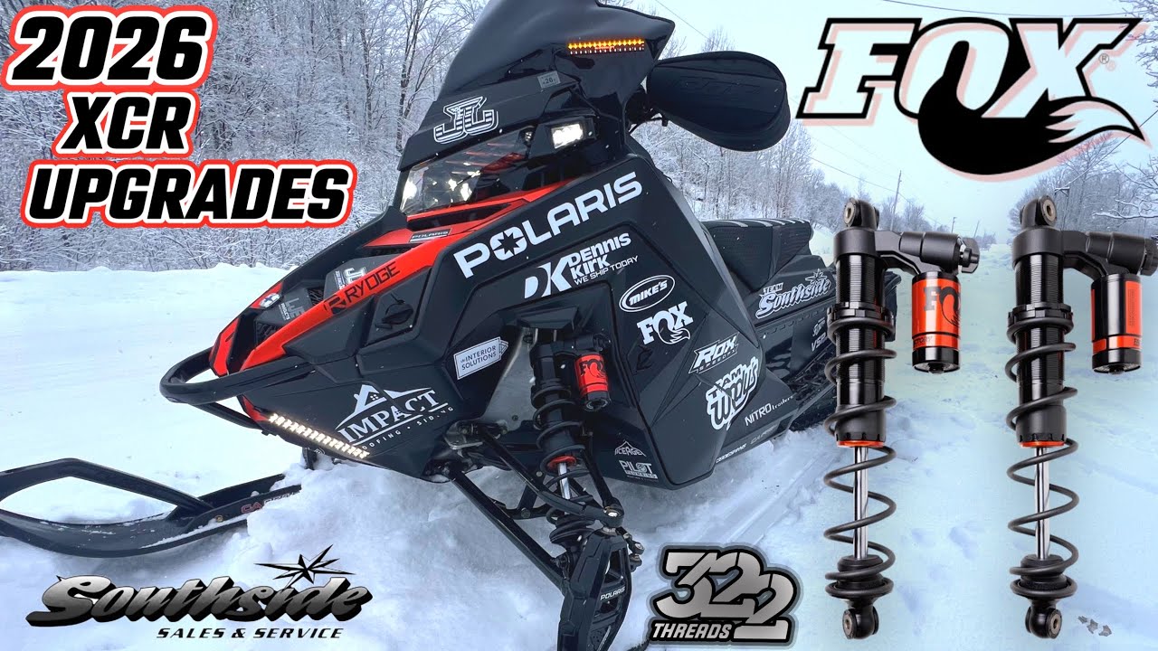 Модернизация подвески Polaris XCR 9R 137 2026 года! Комплект заводской гоночной серии 2.0!
