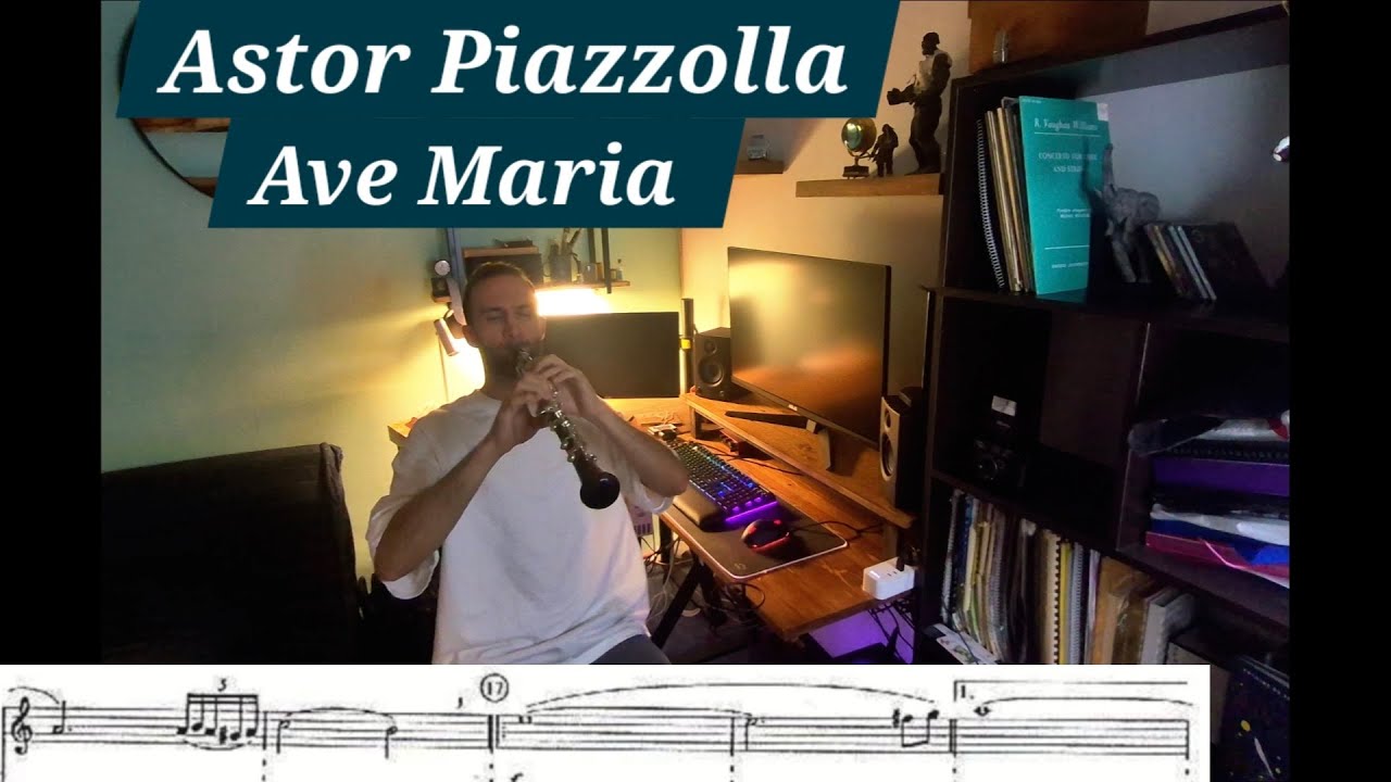 Astor Piazzolla Ave Maria for Oboe and Piano
