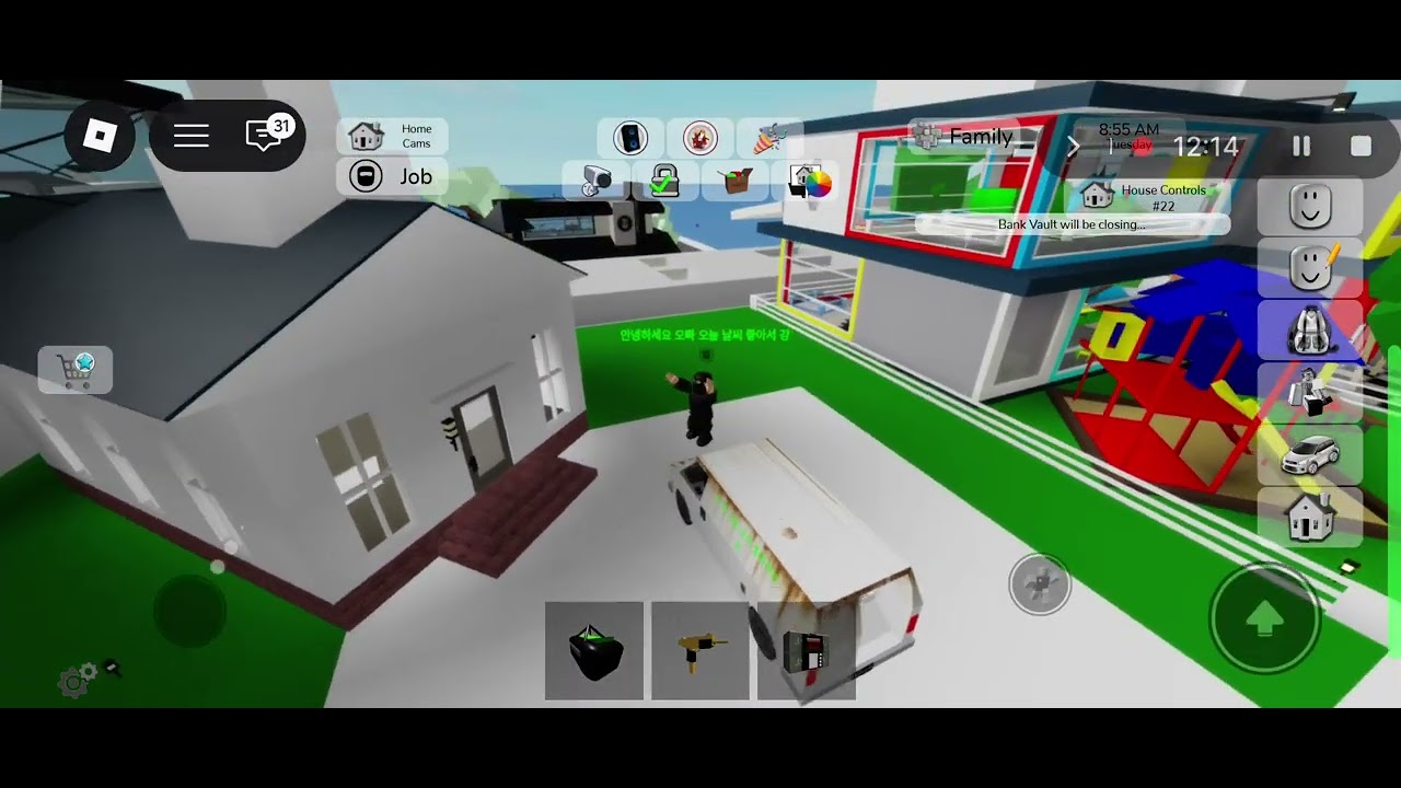 Playing Roblox and different game for 1h