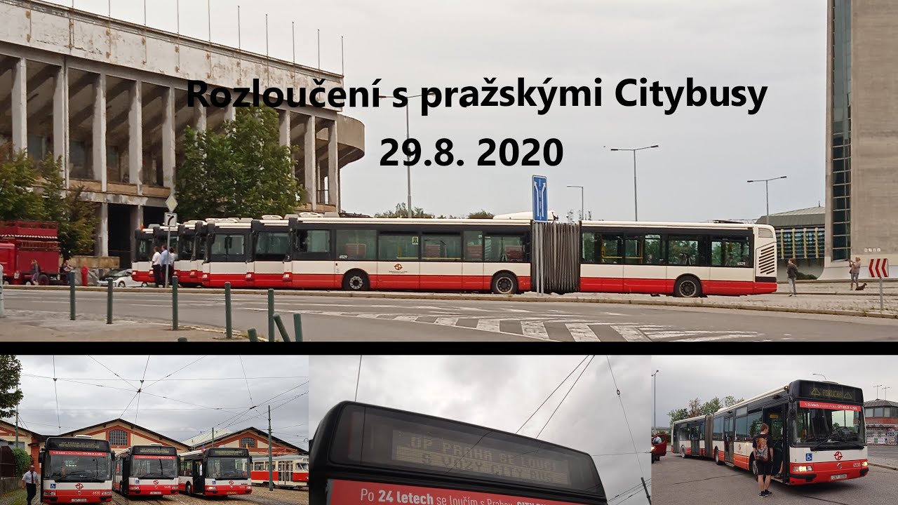 Rozloučení s pražskými autobusy Irisbus Citybus - 29.8. 2020.