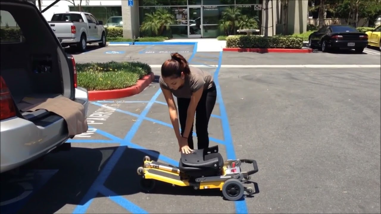 Freerider Luggie Electric Mobility Scooters Easy Loading And Unloading