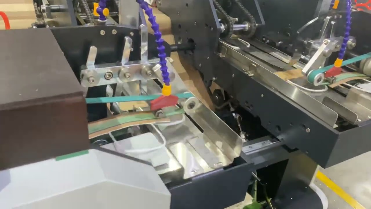 Full automatic paper bag machine with bag pressing equipment for Twisted / Flat handle bag 