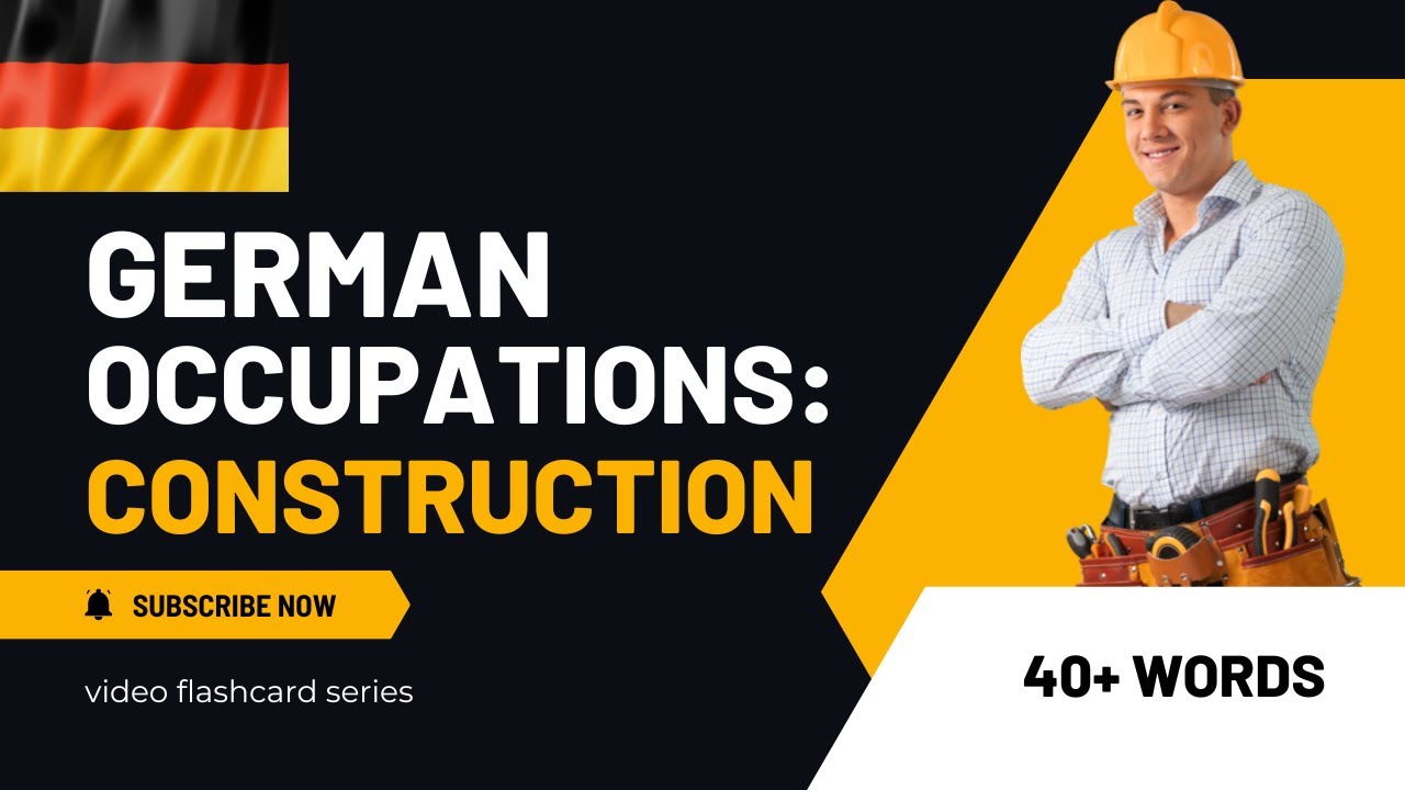 German Vocab: Construction Occupations