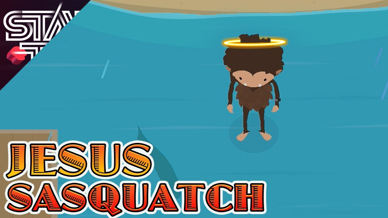 JESUS SASQUATCH Walking on Water!