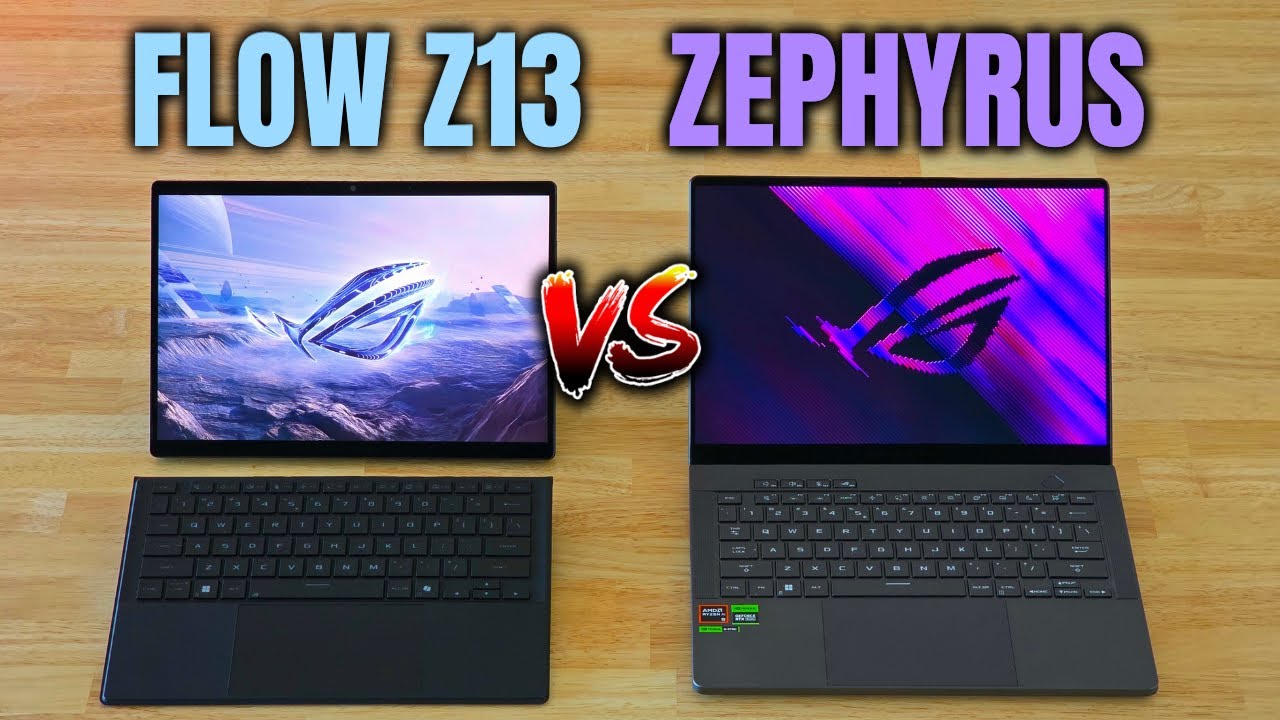ROG Flow Z13 (2025) vs Zephyrus G14 - The BEST Portable Gaming Laptop? (8050S vs RTX 4070)