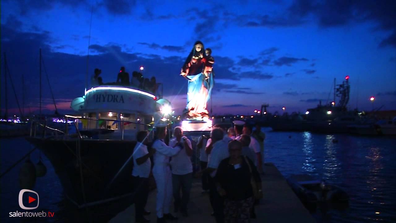 Madonna dell'Altomare ad Otranto: la processione in mare