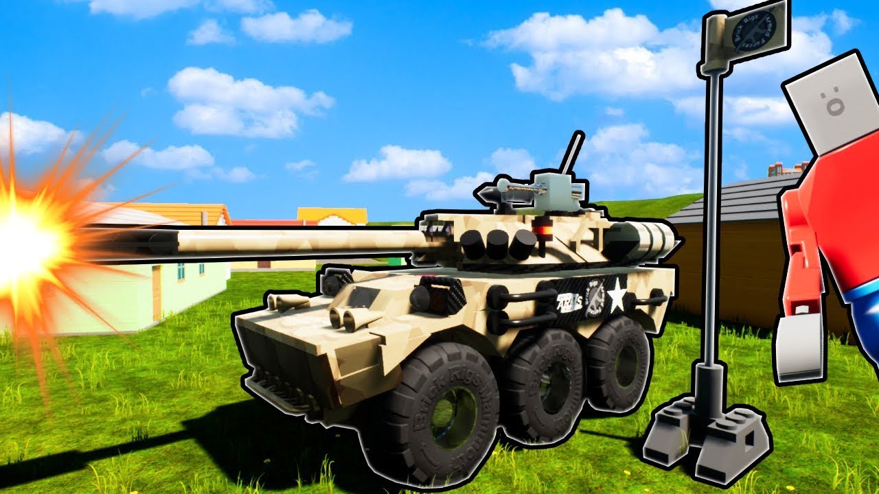 LEGO TANK BATTLE SURVIVAL! (Brick Rigs Multiplayer Gameplay) Lego Creations & Lego Capture The Flag