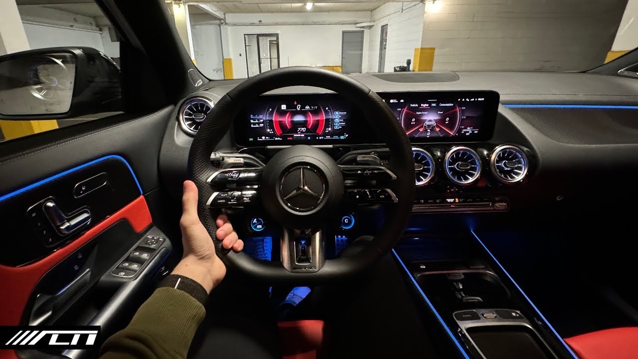 2024 Mercedes AMG GLA35 POV Night Drive and Tour /// Allcarnews