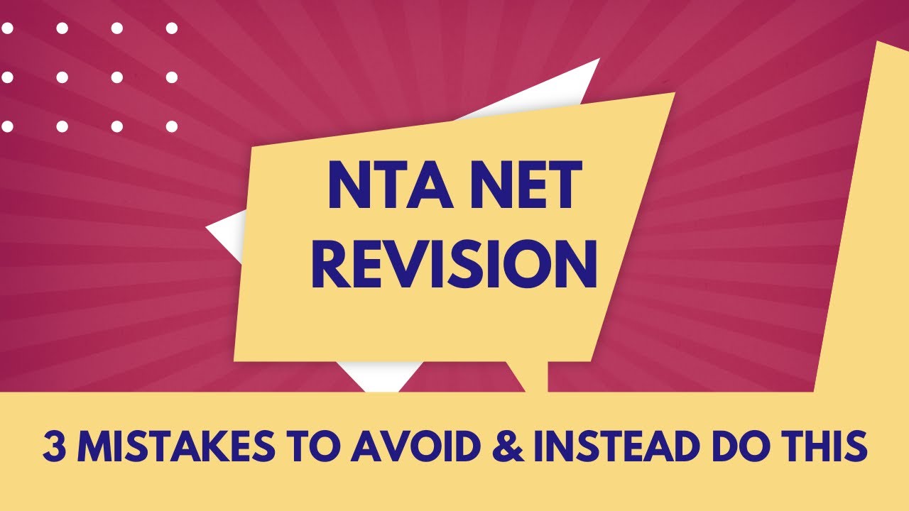 UGC NET Revision Strategy| Revision mistakes to Avoid- Part 1|UGC NTA NET | NTA NET Paper 1