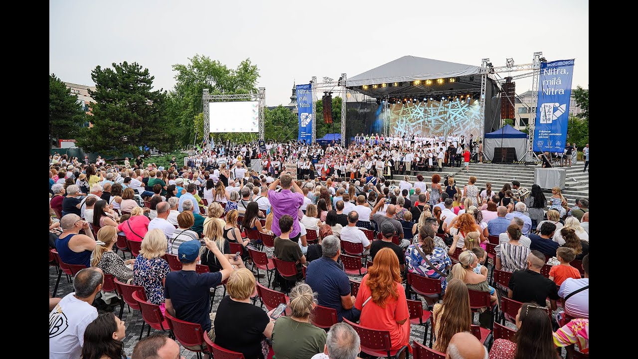 AN 2025: „Zbľíska aj z ďaleka, vitajte v Ňitre!“ - slávnostné otvorenie festivalu