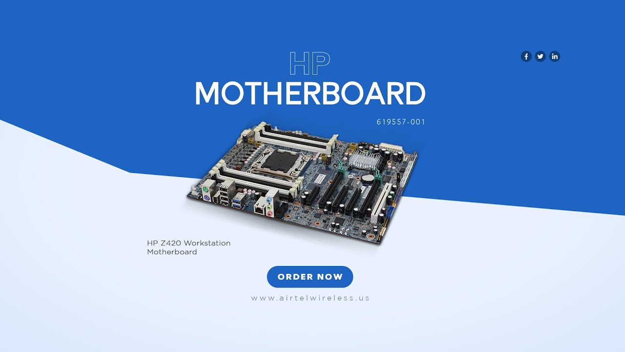619557-001 HP Z420 Workstation Motherboard | Airtel Wireless Inc.