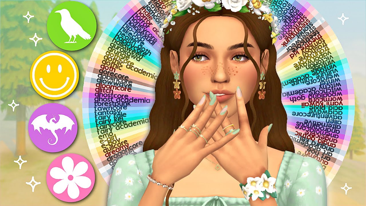 EVERY Sim is a Different AESTHETIC! | Sims 4 CAS Challenge CC