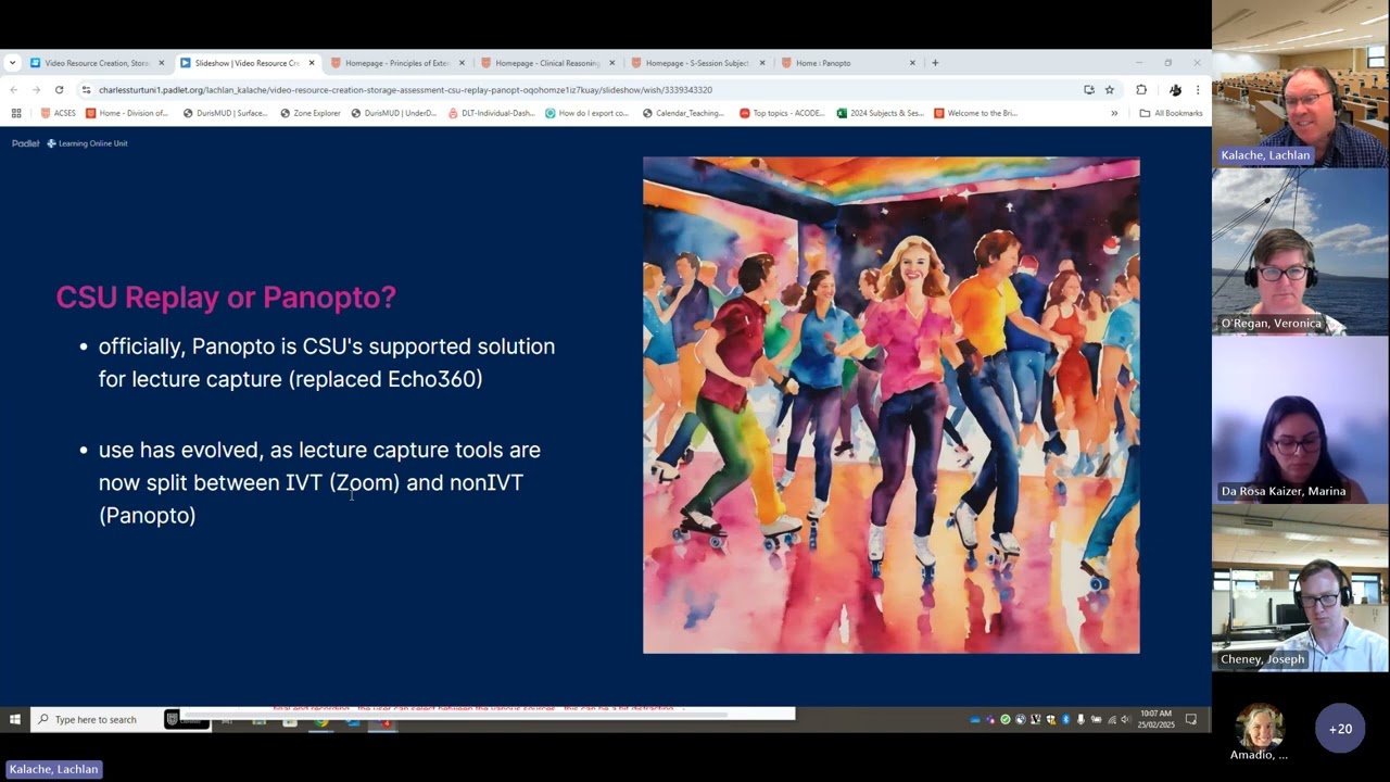 Video Resource Creation, Storage and Assessment - CSU Replay: Panopto (TA 202530 PD Recording)