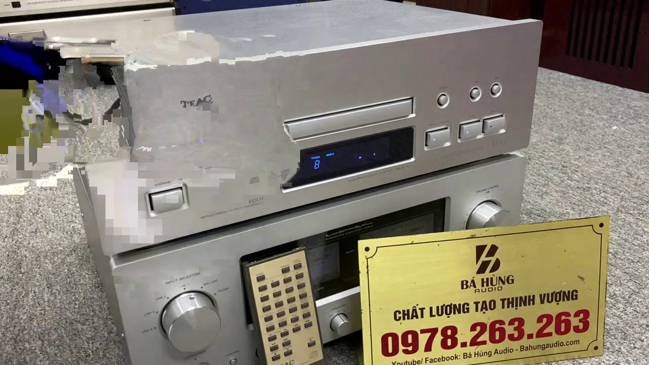 Tâm sự nhẹ về những chiếc đầu CD chuyên chạy đĩa CD với anh em/ Đầu CD Teac VRDS 15 Silver giá mềm