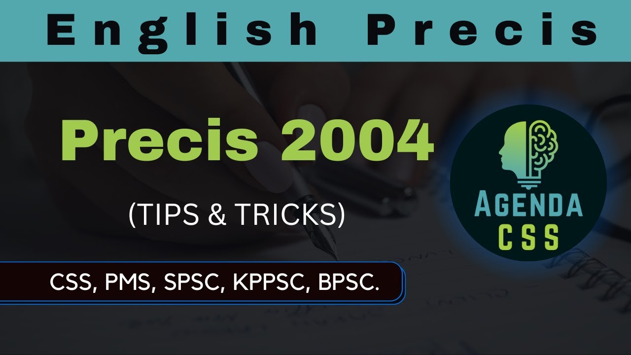 Precis 2004- Elevate Your Precis Game: Expert Evaluation and Tips for Writing Outstanding Precis!