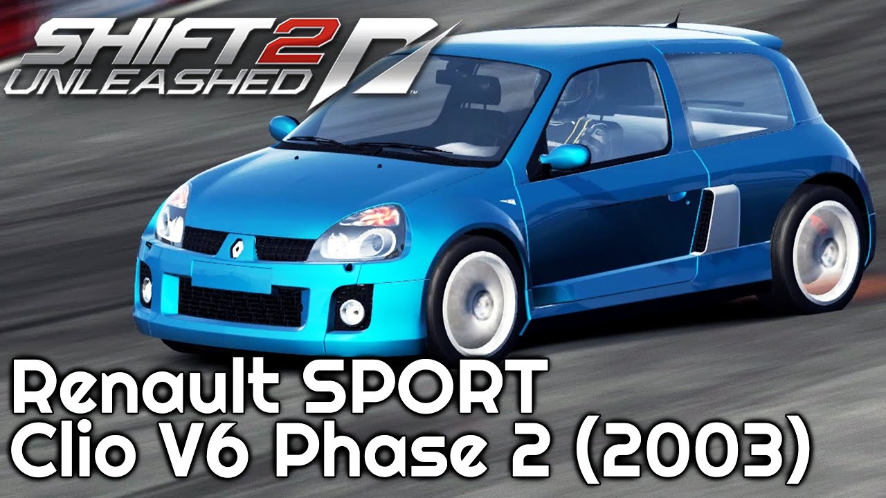 Renault SPORT Clio V6 Phase 2 (2003) - Silverstone National [NFS/Need for Speed: Shift 2 | Gameplay]