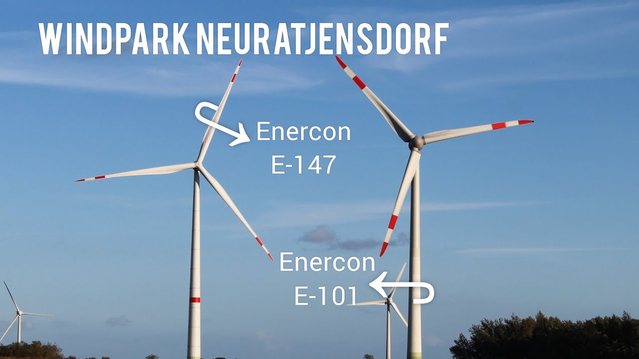 Windpark Neuratjensdorf | REpower, Enercon & Vestas Windkraftanlagen