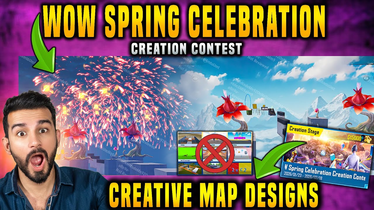 CREATIVE MAP IDEAS FOR WOW SPRING CELEBRATION CREATION CONTEST | WOW SPRING CREATION CONTEST