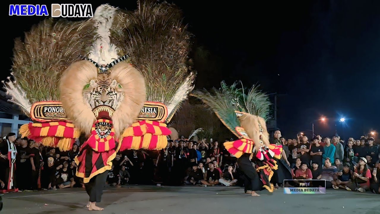 LUAR BIASA❗BARONGAN REOG TERBESAR MENYALA GEMPARKAN TADARUS BUDAYA 2026 DI PONOROGO
