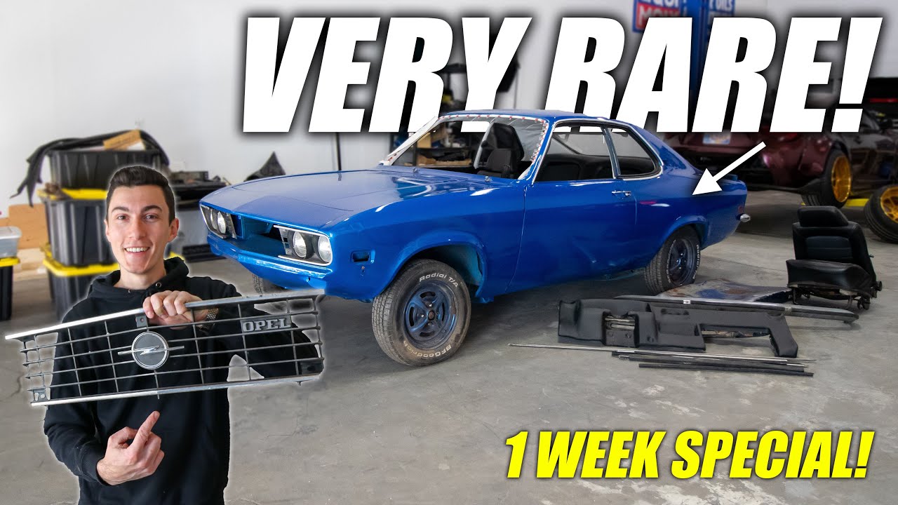 Rebuilding a RARE OPEL in 1 Week!
