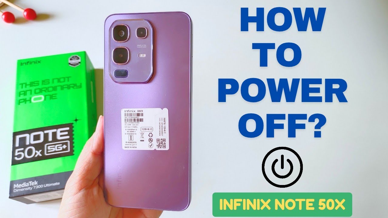 How to Power Off infinix Note 50x 5g | Switch off Infinix Note 50x 5g Plus