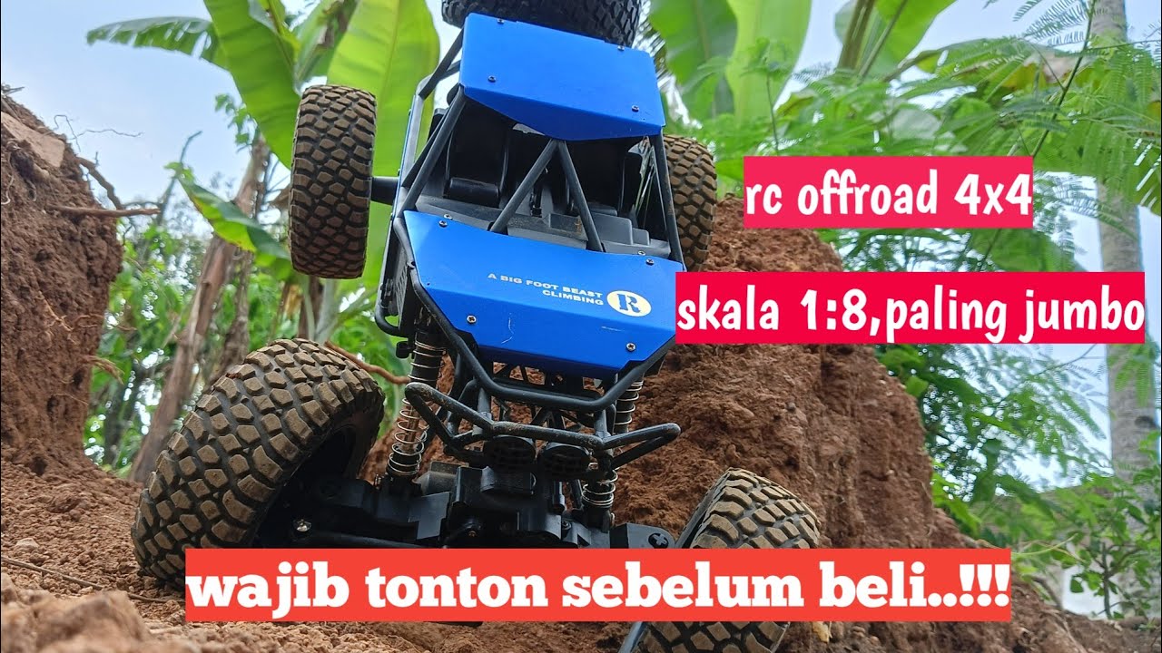 rc offroad 4x4 skala jumbo #rcoffroad #mobilrc #mainanmobil #rccar