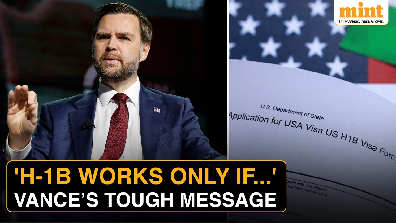 JD Vance Flags Fraud In H-1B System, Urges Loyalty To American Identity | Watch