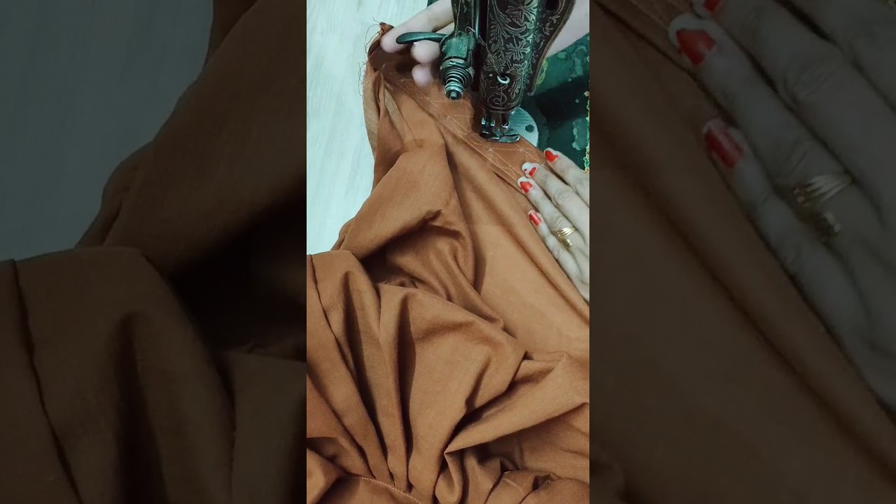 Salwar poncha design in easy way llSimpi Sewing Fam ll #salwarsuit #trending #easy #poncha ll