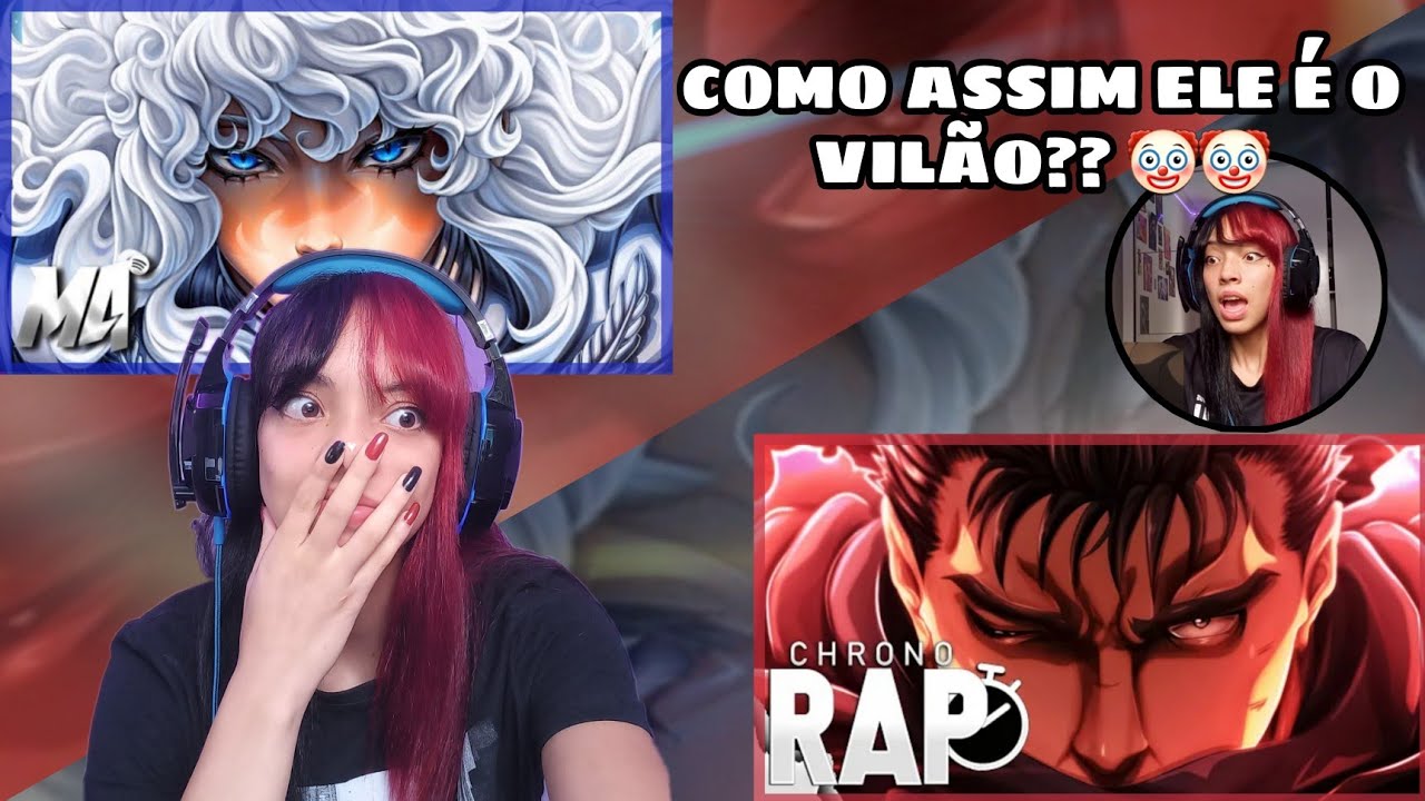REACT 2 EM 1 BERSEK |Griffith -Falcão Branco | M4rkim (@Prod Hunter)|Guts - BERSEK- ChoronoRaP - 27