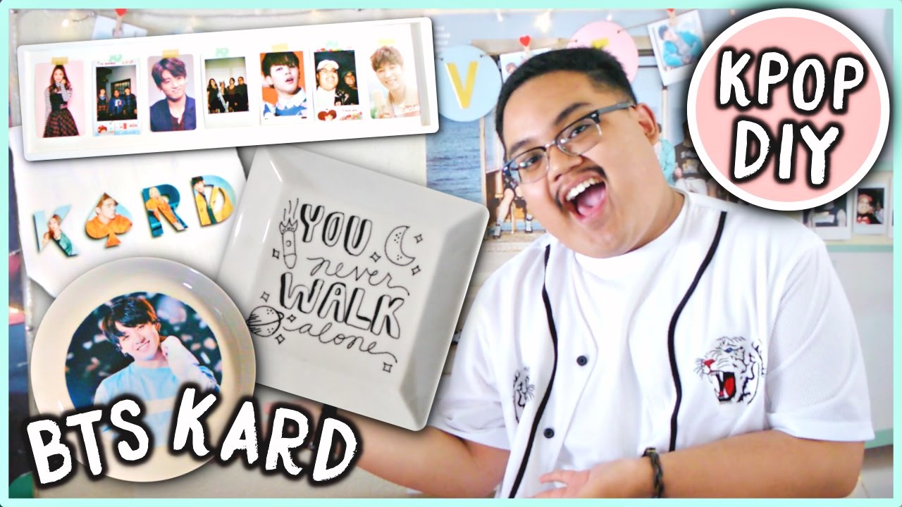 EASY DIY KPOP Room Decor Ideas! (BTS, KARD, etc.) | KPOPAMOO