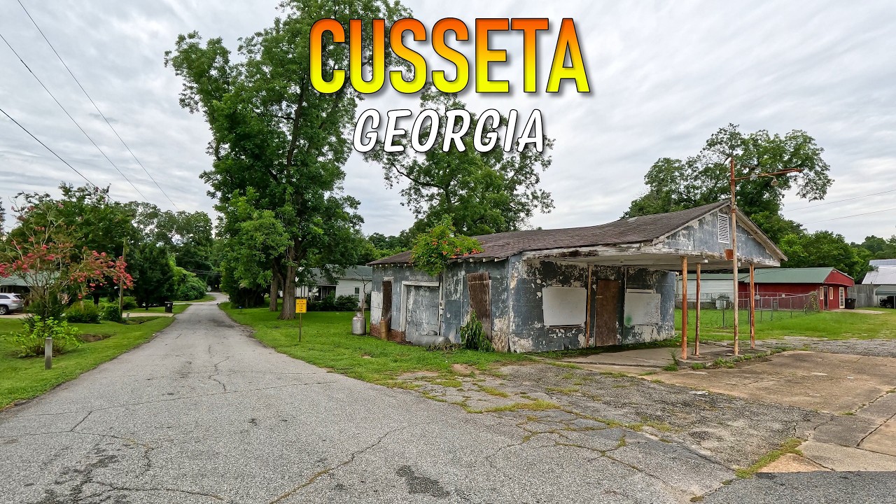 Cusseta Georgia Driving Through