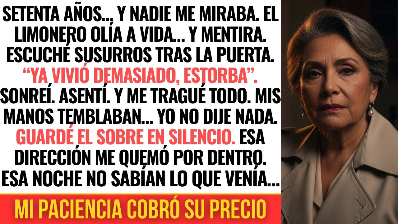 Celebraban mis 70… pero cuando escuché esa frase y vi el sobre, entendí qué venía… ¿y ahora