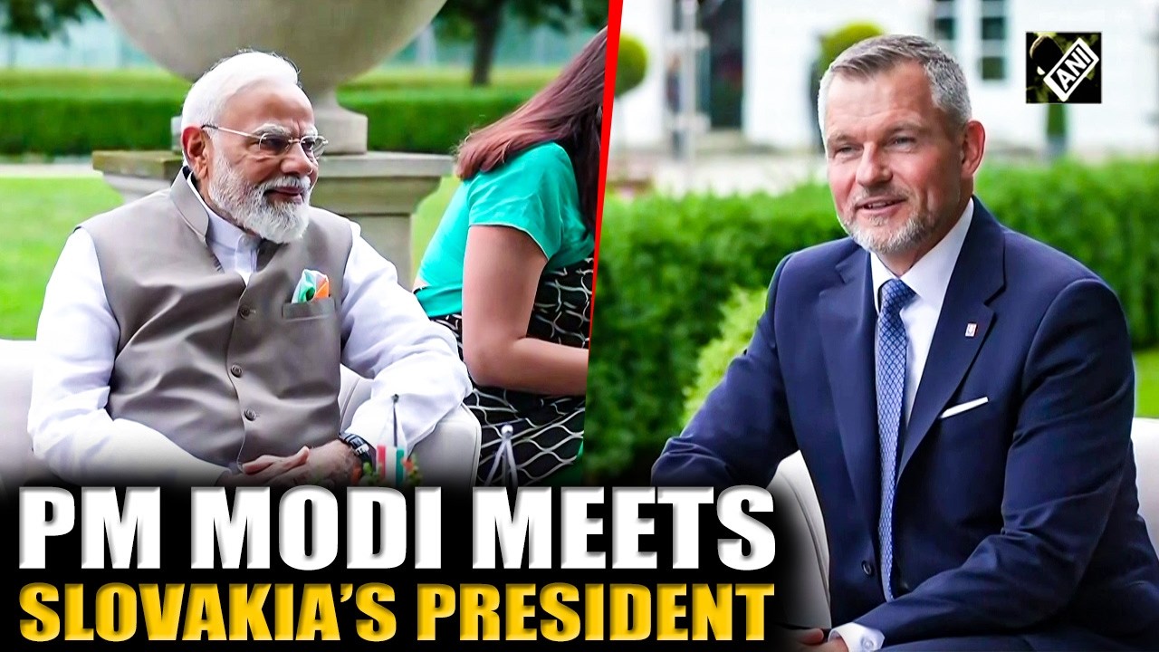 PM Narendra Modi meets Slovakia President Peter Pellegrini during his official visit