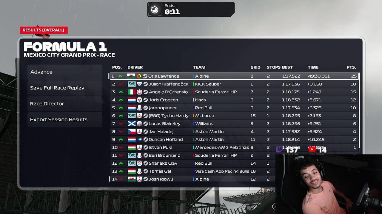 F1 25 - WOR Mexico Round 8!