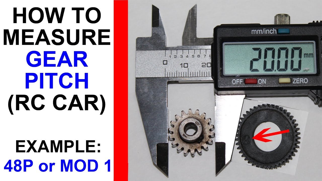 How to Measure Gear Pitch for an RC Car