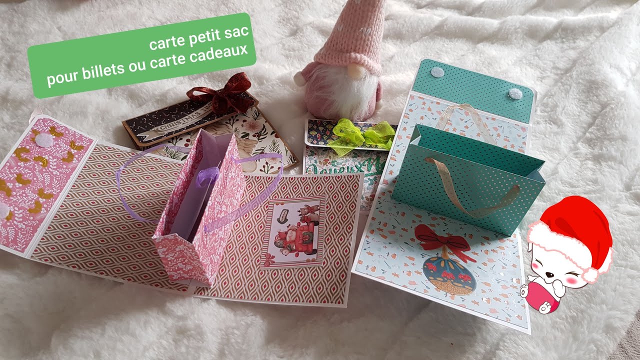 Mon petit billet et ma carte cadeaux prennent de l'élégance ☃️⛄🎉🎁🎁