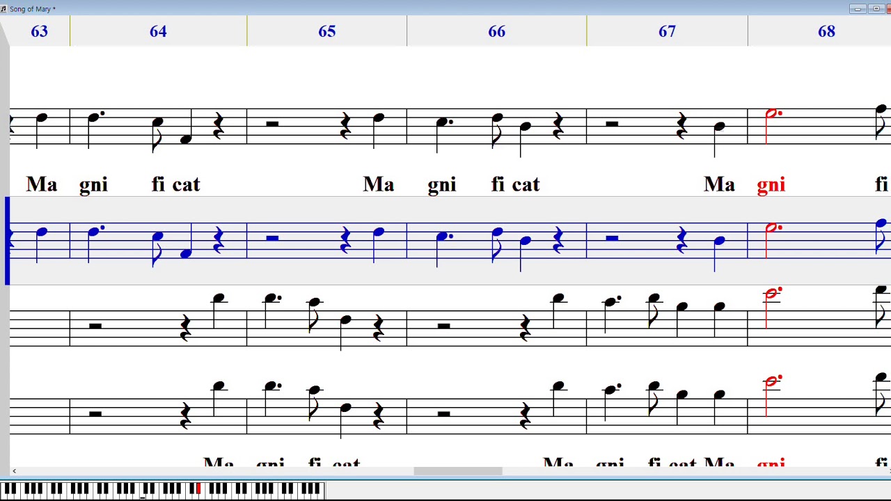 Song of Mary alto